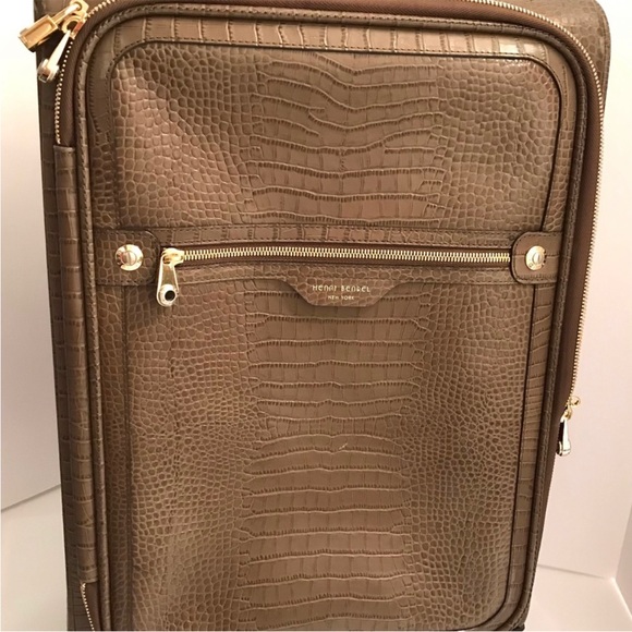 HENRI BENDEL CROCODILE CARRY-ON LUGGAGE SET - Picture 9 of 16
